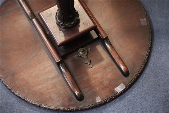 A fine Chippendale period mahogany tea table, W.1ft 11in. H.2ft 6in.